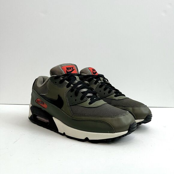 2018 Nike Air Max 90 Essential Olive Green aj1285 205 Super Rare Vnds Sz 9.5 main image 7